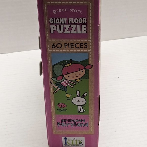 Princess Fairyland Giant Floor Giant Floor Puzzle 2 X 3 Feet Green Start 60 pcs - Picture 6 of 16